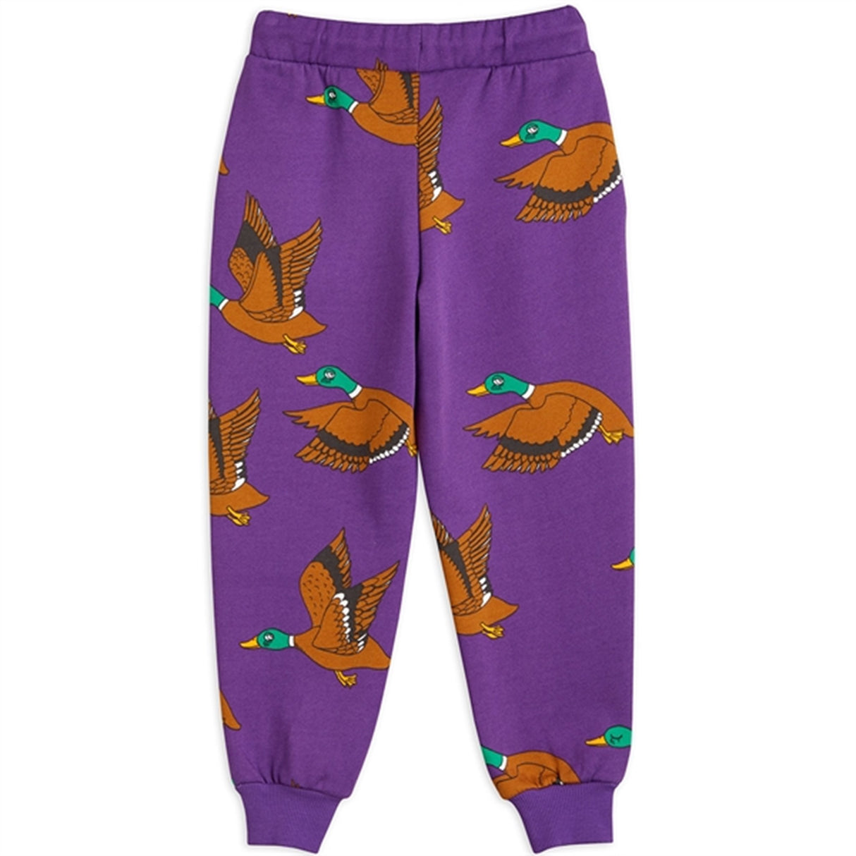 Mini Rodini Ducks Aop Sweatpants Purple