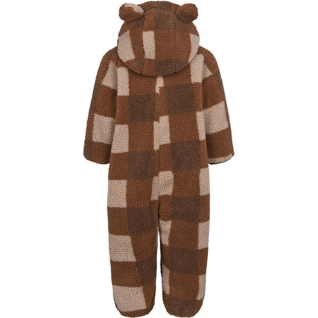 MarMar Robert Teddybear Fleece Suit Chunky Hazel Check 2