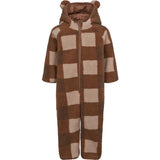 MarMar Robert Teddybear Fleece Suit Chunky Hazel Check