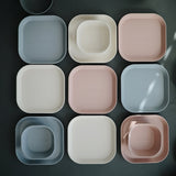 Mushie Bowl Square 2-pack Blush 2