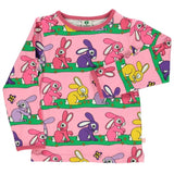 Småfolk Sea Pink Rabbit Shirt