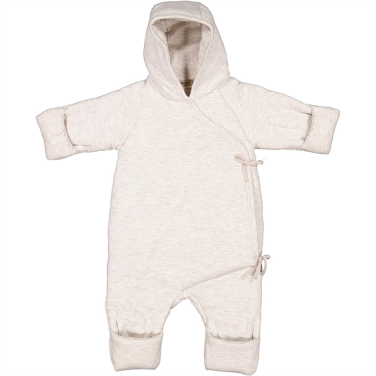 MarMar New Born Beige Melange Rex Romper 2