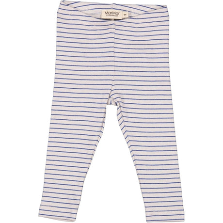 MarMar Modal Rib Space Blue Stripe Leggings