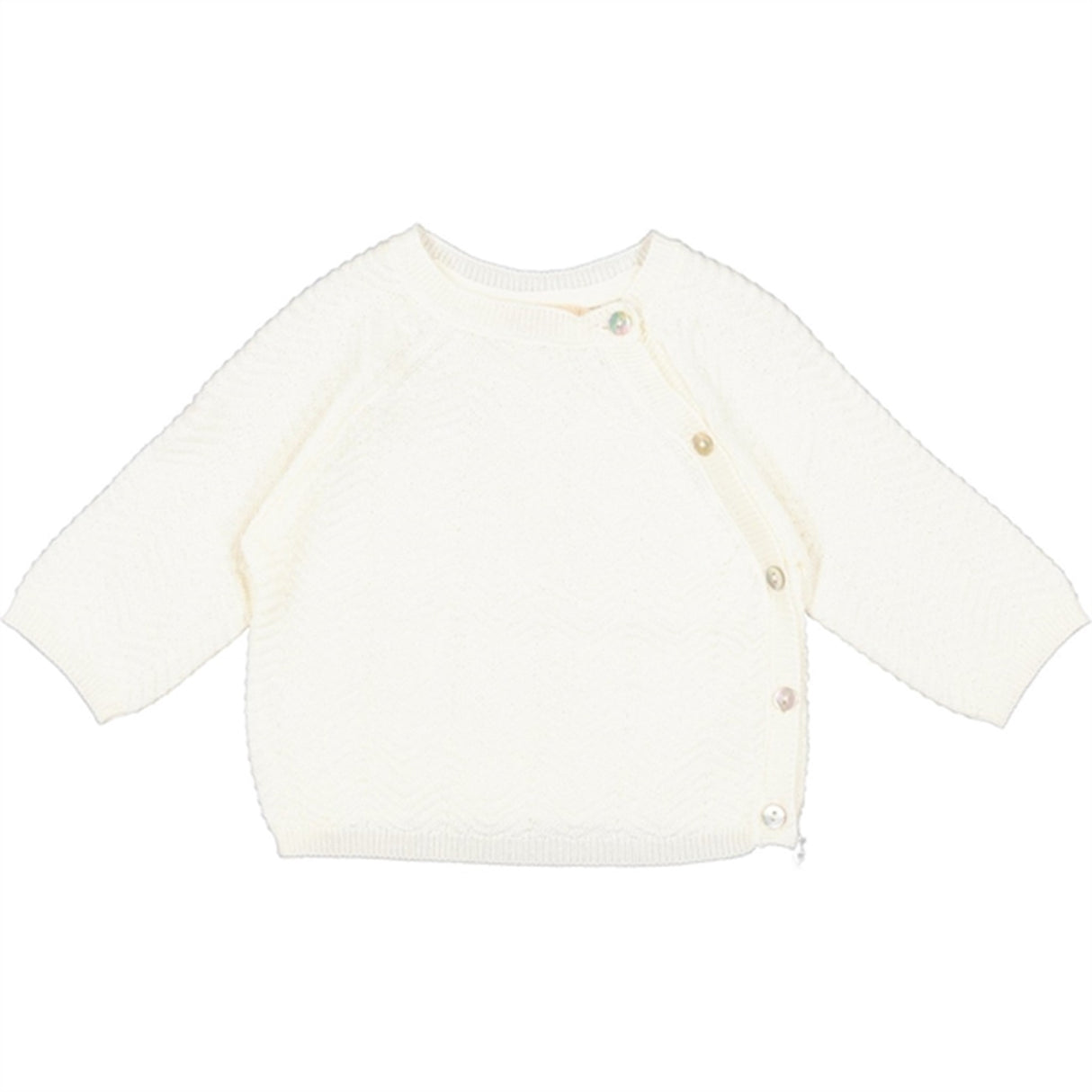 MarMar New Born Gentle White Toll Knit Blouse