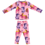 Småfolk Sea Pink Horse Shirt/Leggings Set 2