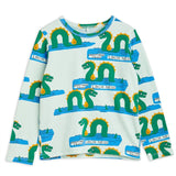 Mini Rodini Green Loch Ness Aop Blouse