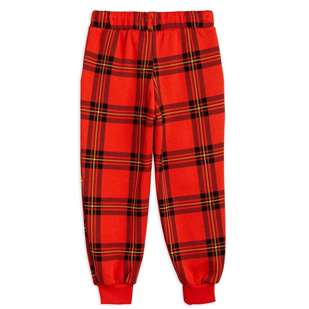 Mini Rodini Red Check Aop Sweatpants 3