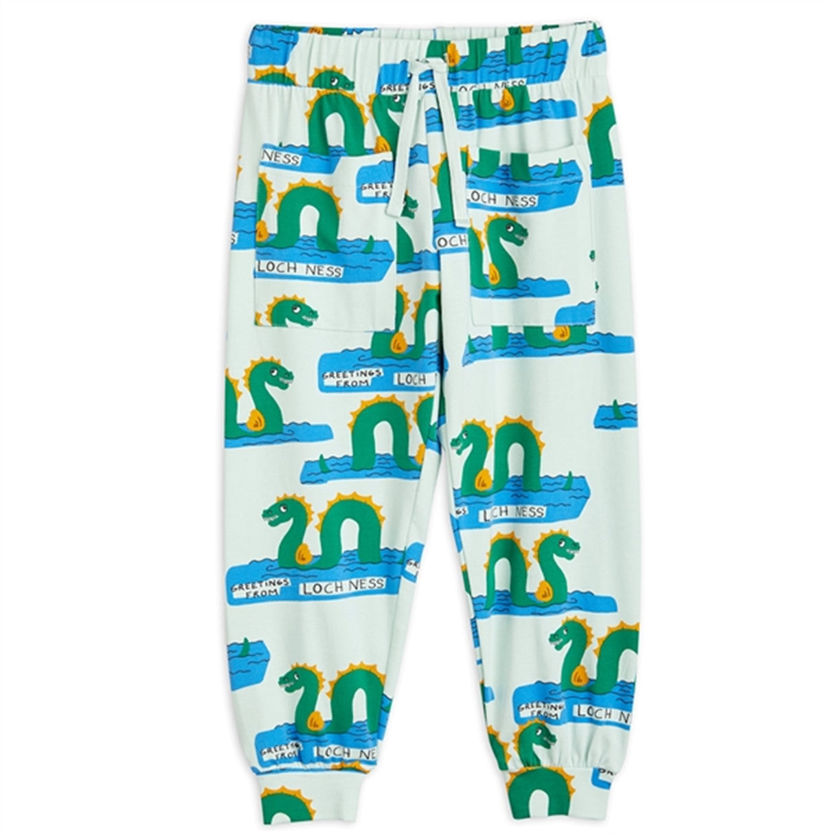 Mini Rodini Green Loch Ness Aop Pants