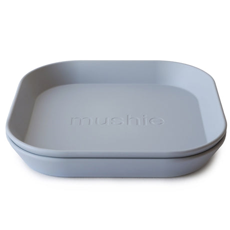 Mushie Plate Square Cloud