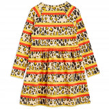 Mini Rodini Multi Leopard Stripe Aop Dress 4