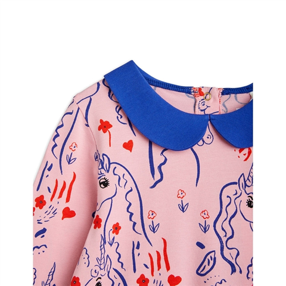 Mini Rodini Pink Scottish Unicorns Aop Dress 3