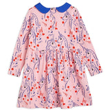 Mini Rodini Pink Scottish Unicorns Aop Dress 4