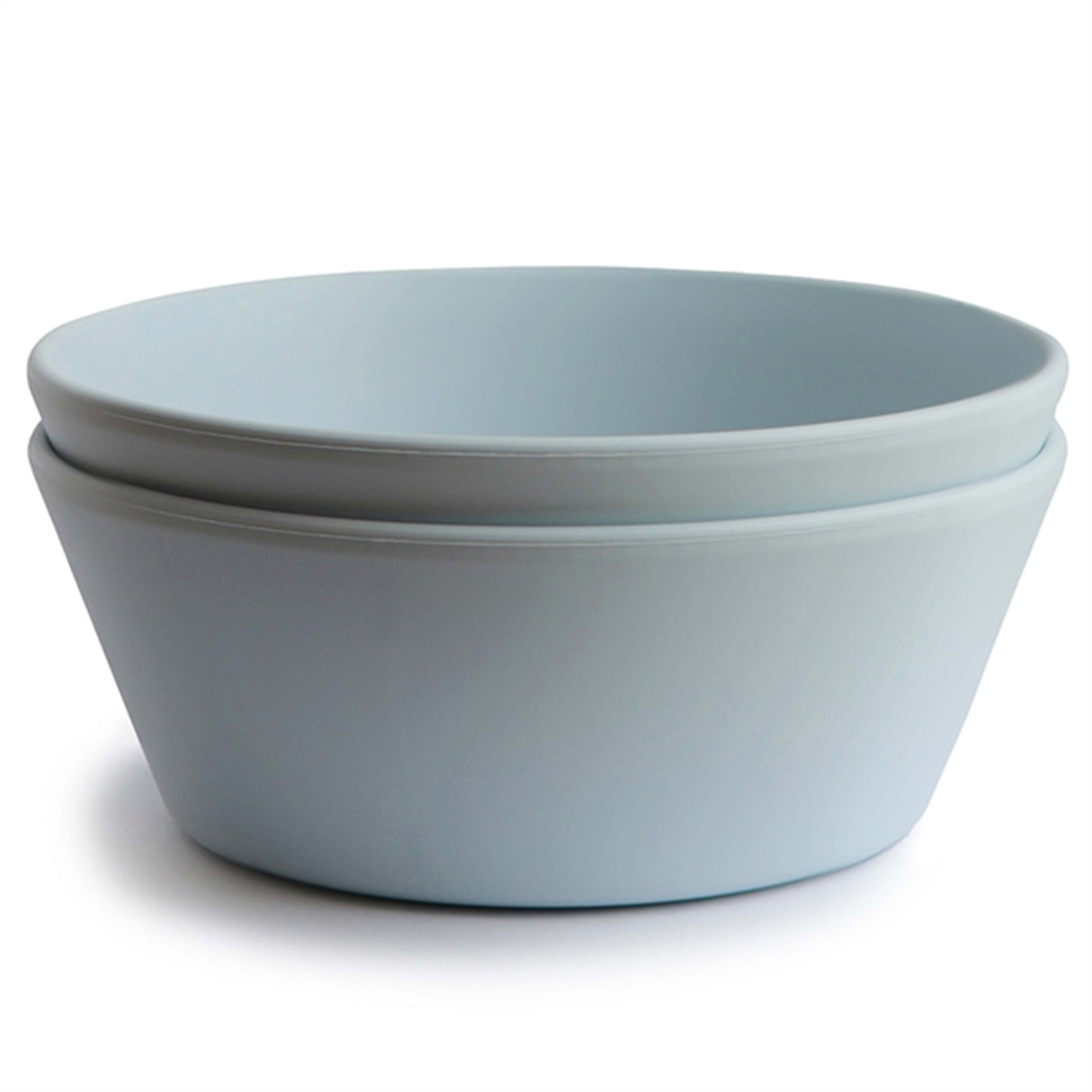 Mushie Bowl Round 2-pack Powder Blue