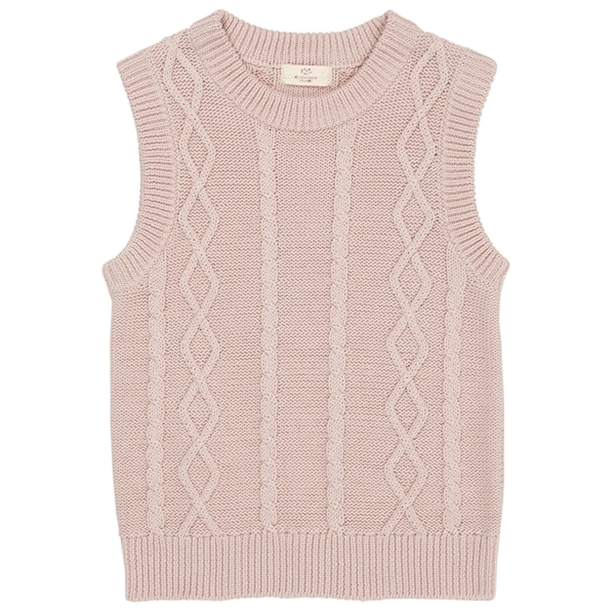 Copenhagen Colors Lb. Rosa Knitted Cable Vest