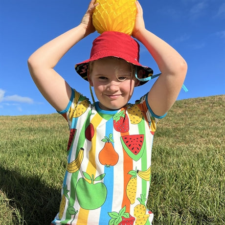 Småfolk Blue Atoll Fruit T-shirt 2