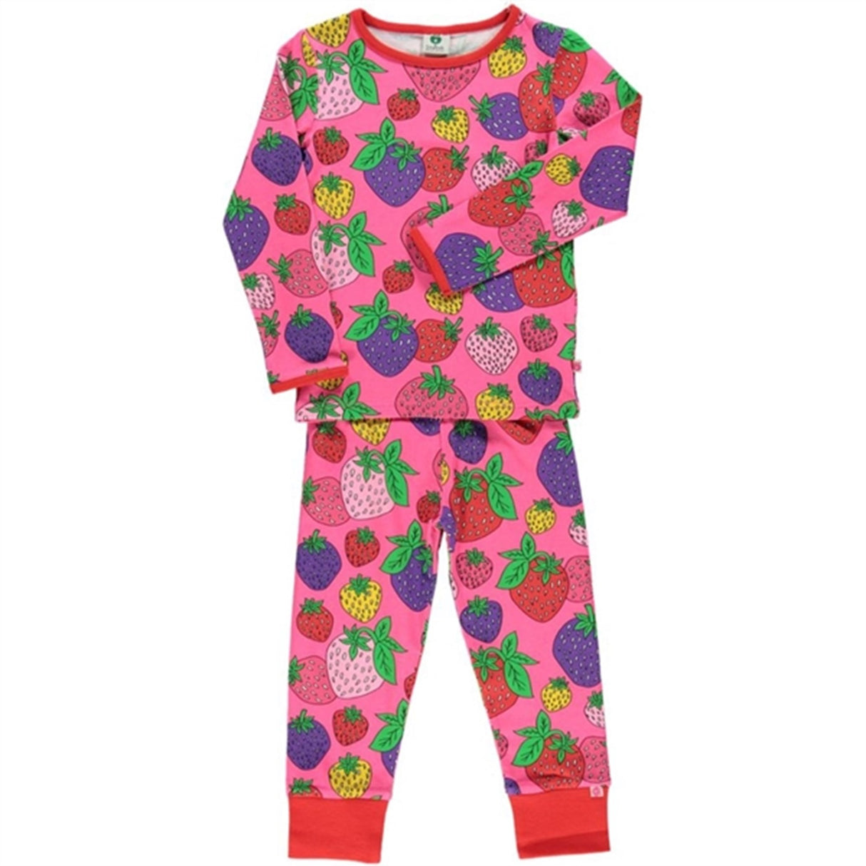 Småfolk Pink Strawberry Nightwear