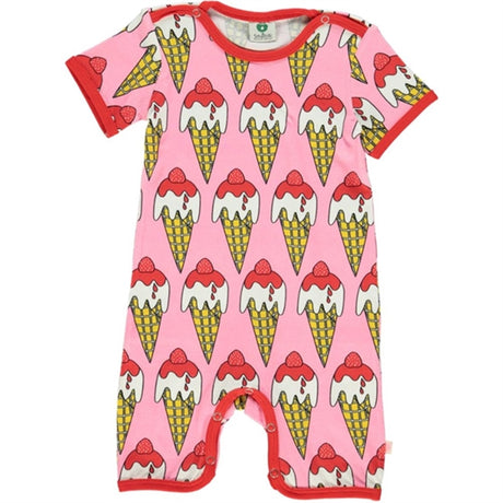 Småfolk Sea Pink Ice Cream Body Suit