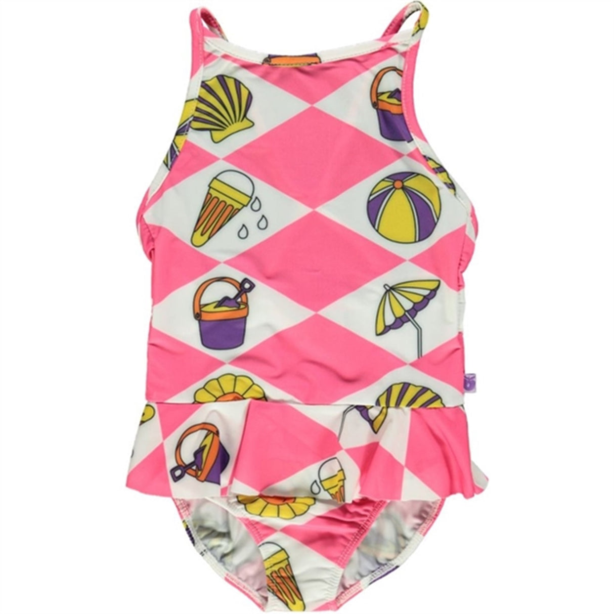 Småfolk Pink Summer Vacation Swimsuit