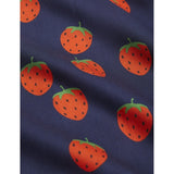 Mini Rodini Strawberries Aop Woven Shirt Blue 3