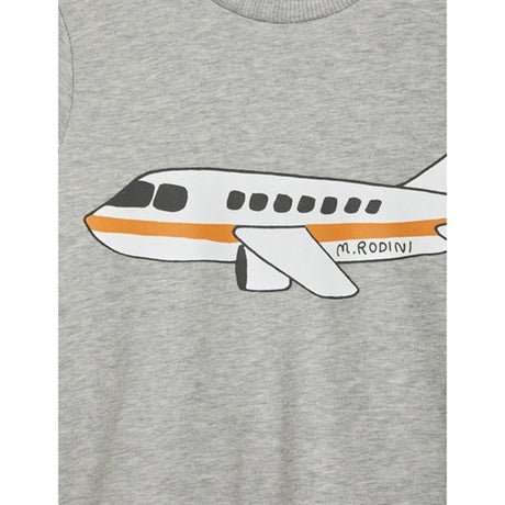 Mini Rodini Airplane Sp T-shirt Grey melange 2