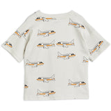 Mini Rodini Airplane Aop T-shirt Grey 3