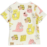 Mini Rodini Cats Aop T-shirt Offwhite 4