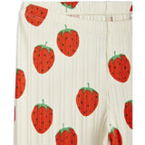 Mini Rodini Strawberries Aop Leggings Offwhite 2