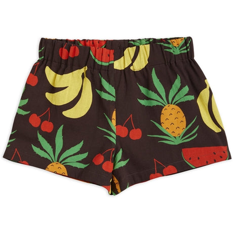 Mini Rodini Fruits Aop Woven Shorts Brown