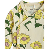 Mini Rodini Flowers Aop Wrap Body Yellow 2