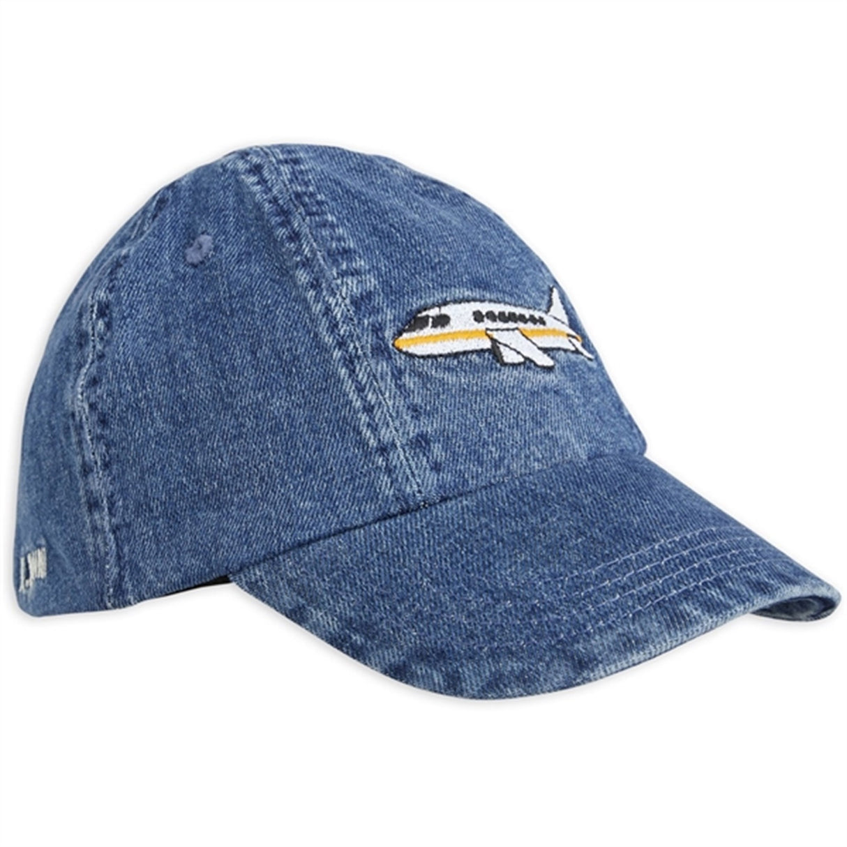 Mini Rodini Airplane Emb Denim Cap Blue