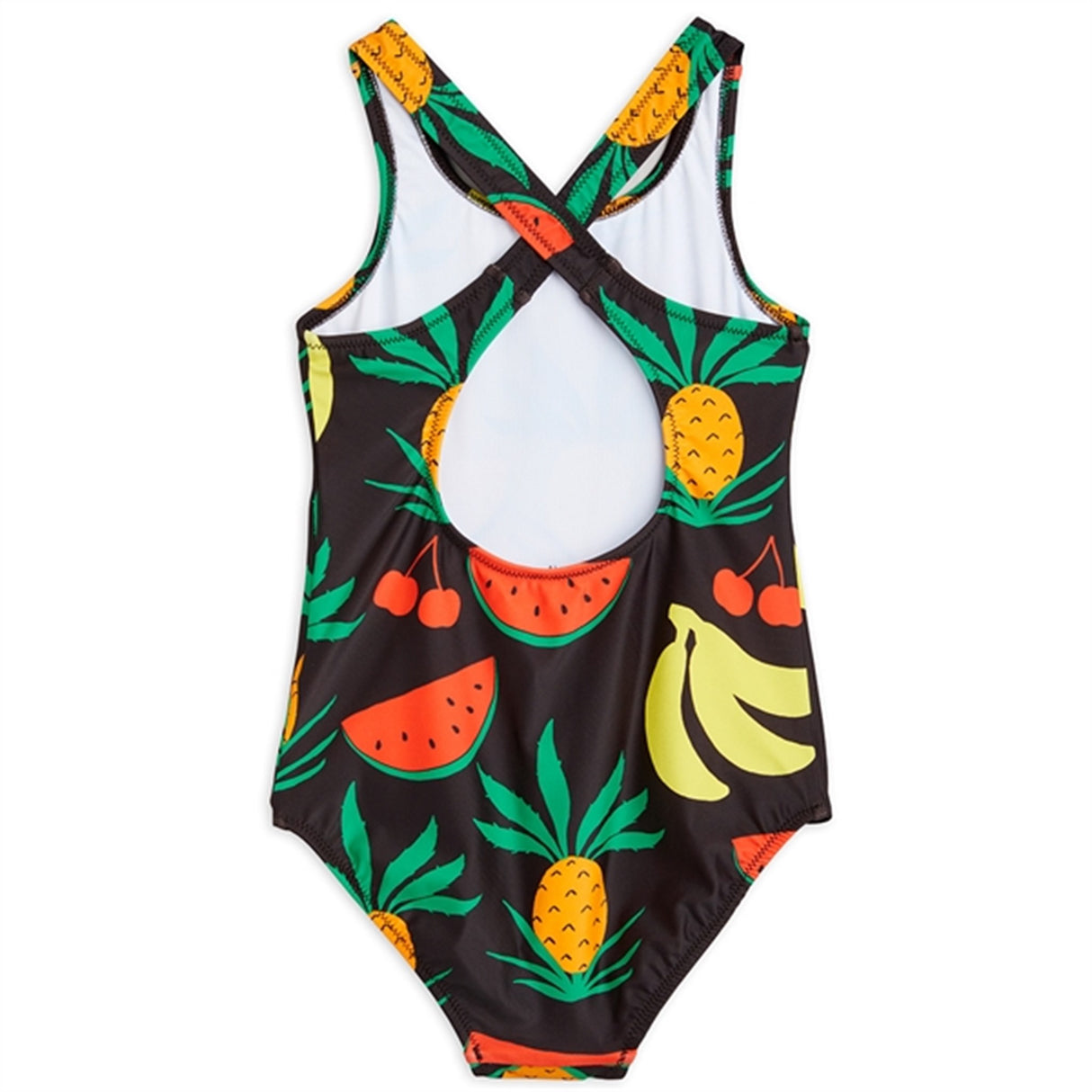 Mini Rodini Fruits Aop Swimsuit Brown 3