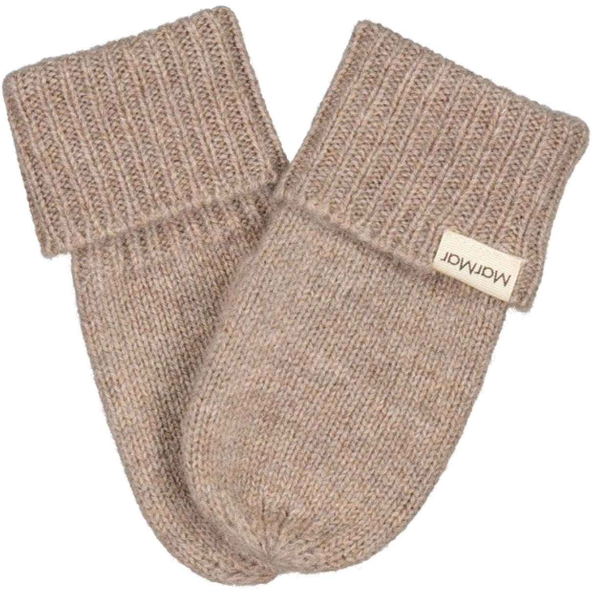 MarMar Linseed Melange Cashmere Alvilda Baby Mittens