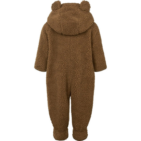 MarMar Robert B Teddybear Fleece Suit Bark 2