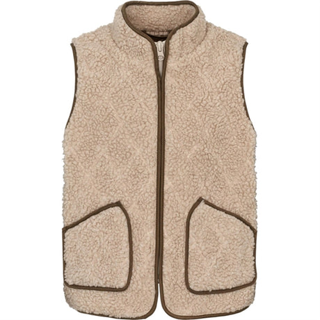 MarMar Joby Teddybear Fleece Vest Pepple