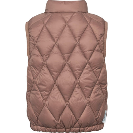 MarMar Orlando Light Puffer Down Vest Tawny Rose 2