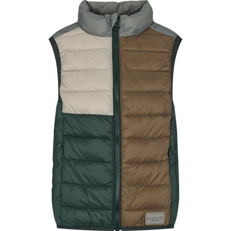 MarMar Orlando Vegan Puffer Down Vest Dark Leaf Blok