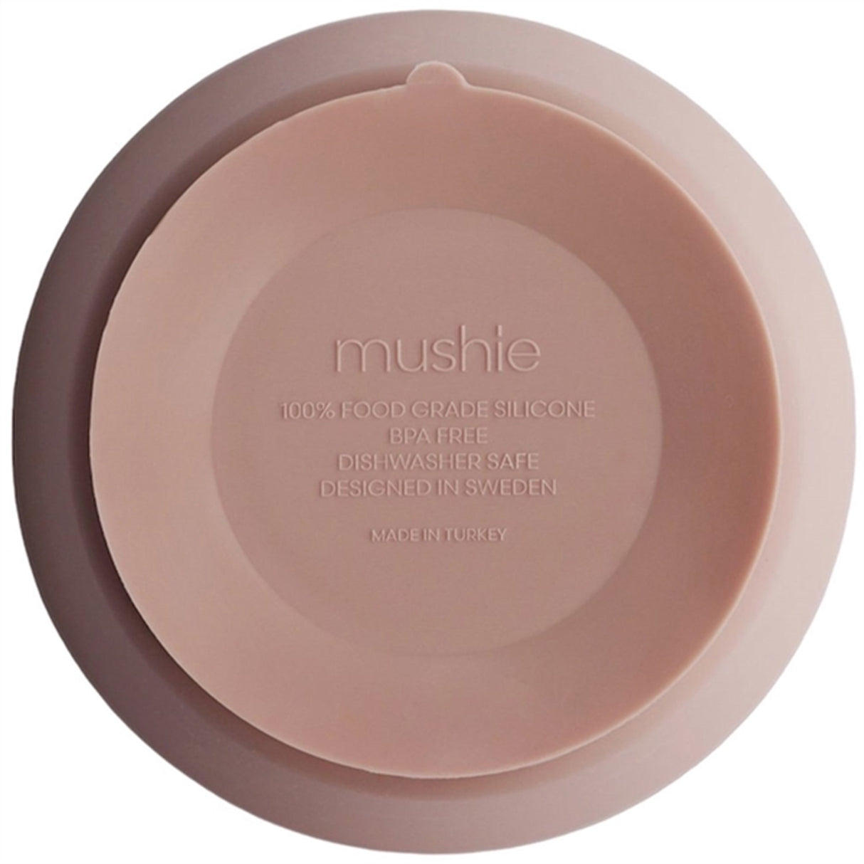 Mushie Silicone Bowl Blush