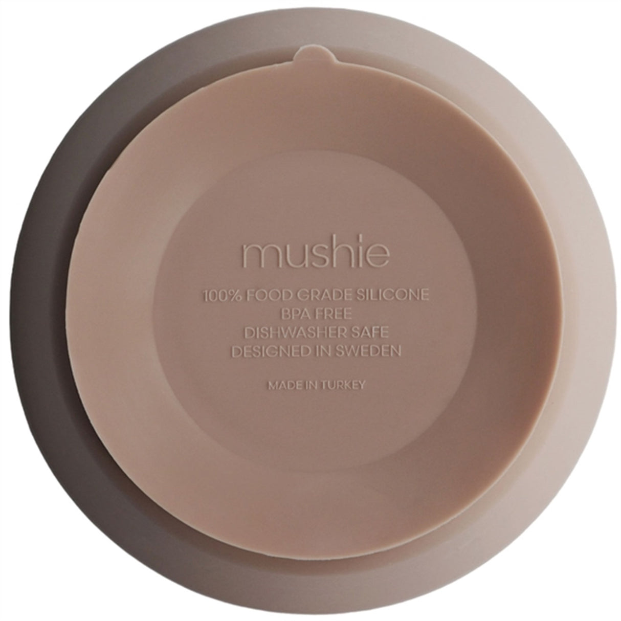 Mushie Silicone Bowl Natural 3