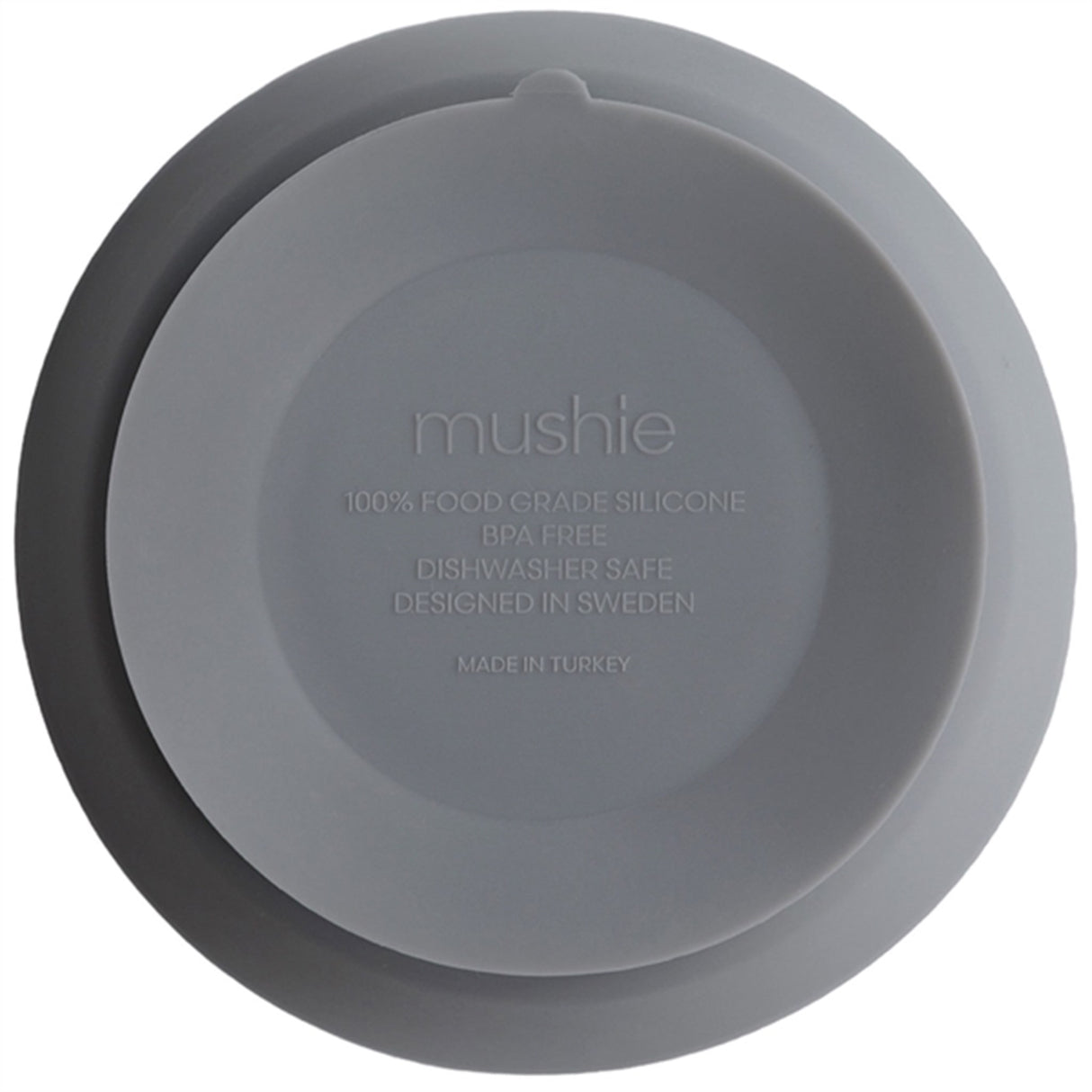 Mushie Silicone Bowl Stone 3