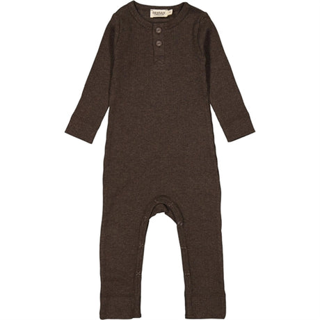 MarMar Modal Deep Choco Melange Suit