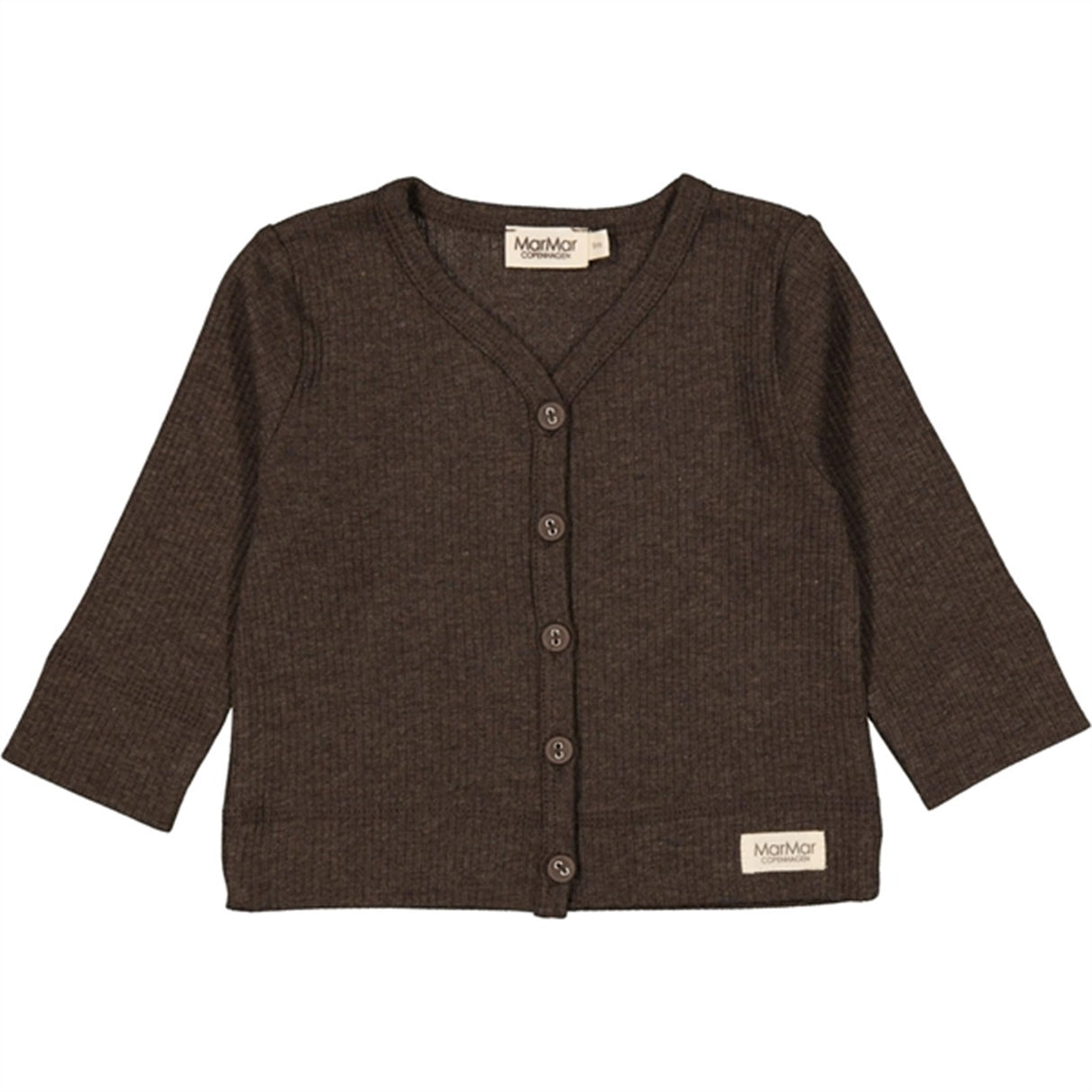 MarMar Modal Deep Choco Melange Cardigan