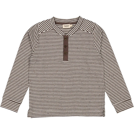 MarMar Deep Choco Stripe Tavus Blouse