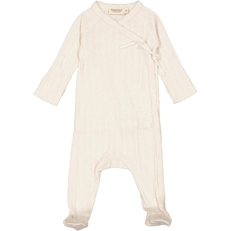 MarMar New Born Vanilla Rubetta Pointelle Rib Suit