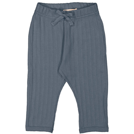 MarMar Modal Stormy Blue Pitti Pointelle Rib Pants