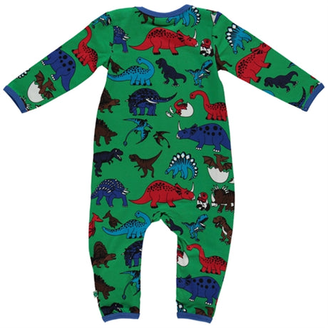 Småfolk Apple Green Dinosaur Onesie 2