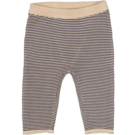 MarMar New Born Blue Stripe Pira Knit Pants