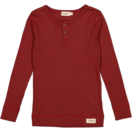 MarMar Modal Hibiscus Red Blouse