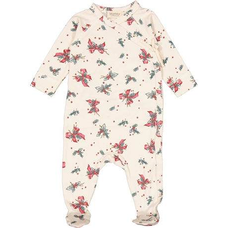 MarMar New Born Bows Of Holly Rubetta Romper