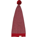 MarMar Hibiscus Red Stripe Alfen Christmas Hat 4