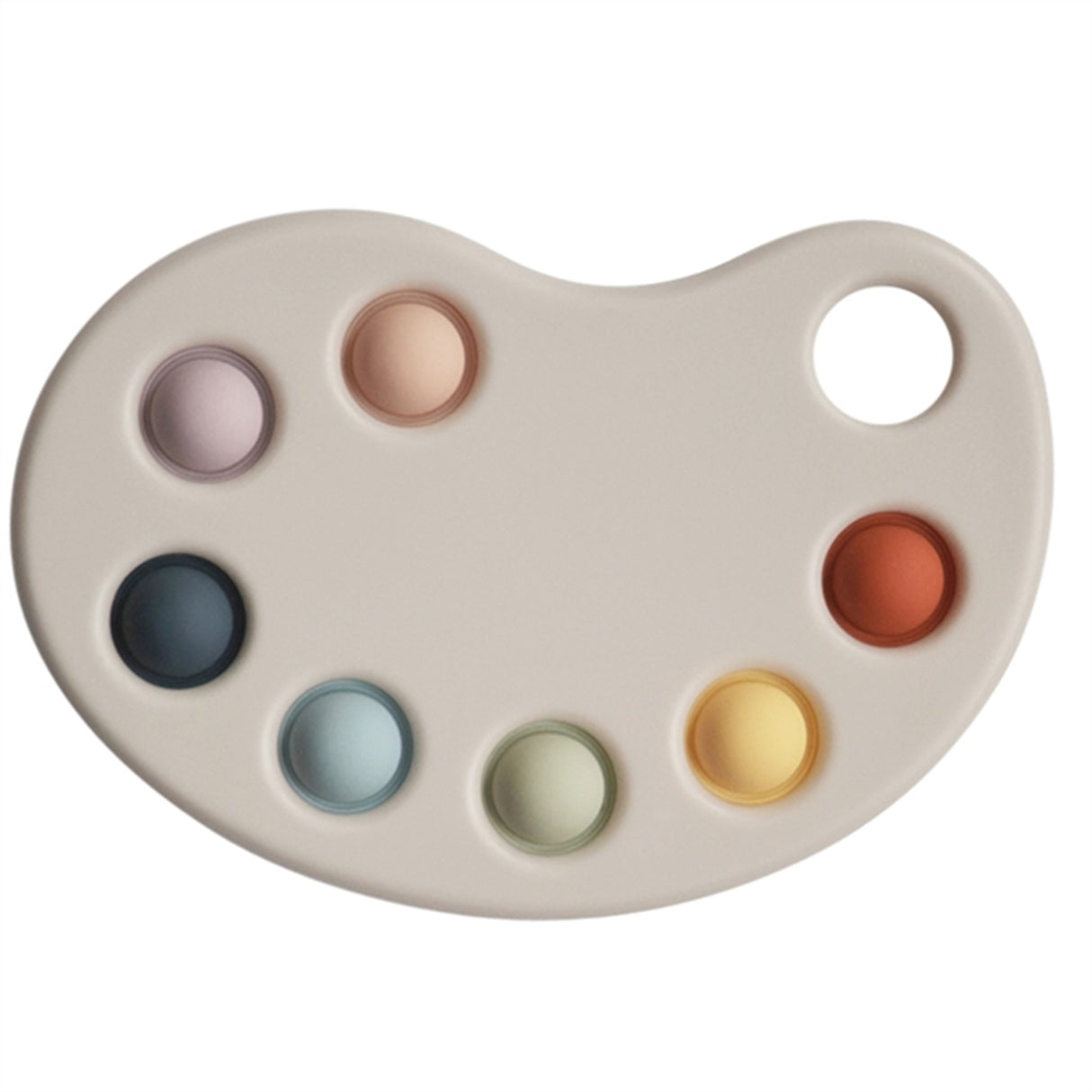 Mushie Press Toy Paint Palette Multi